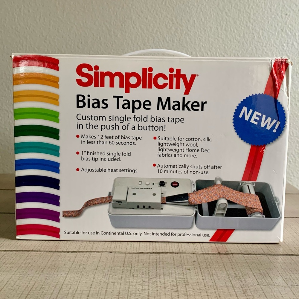 NIBWOT Simplicity Bias Tape Maker 881925